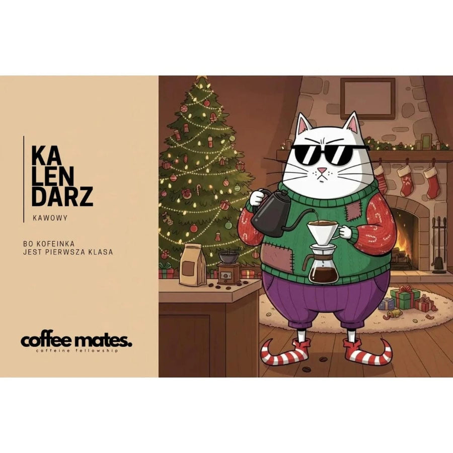 kalendarz adwentowy z kawą coffee mates