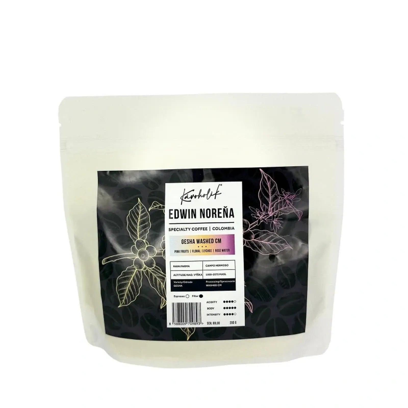 Kavoholik Kolumbia Edwin Norena Gesha Washed Carbonic Maceration