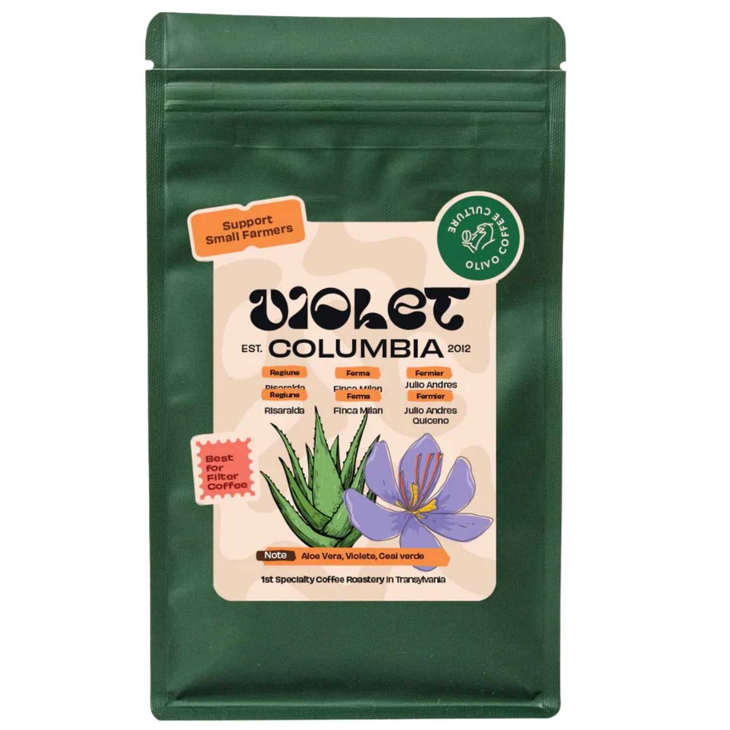 Olivo Coffee Culture Rumunia Kolumbia Violet Nitro