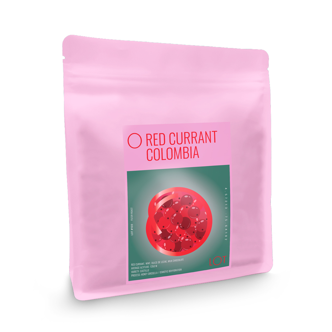 Kawa specialty Kolumbia Red Currant Honey Grosella – LOT | czerwone porzeczki, mięta, mleczny karmel