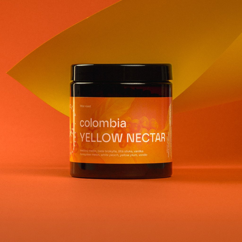 Kawa specialty Kolumbia Yellow Nectar – Concept | melon miodowy, biała brzoskwinia, żółta śliwka, wanilia