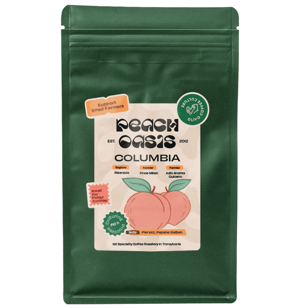 Kawa specialty Kolumbia Finca Milan Brzoskwinia Cofermented – Olivo Coffee Culture | brzoskwinia, melon kantalupa