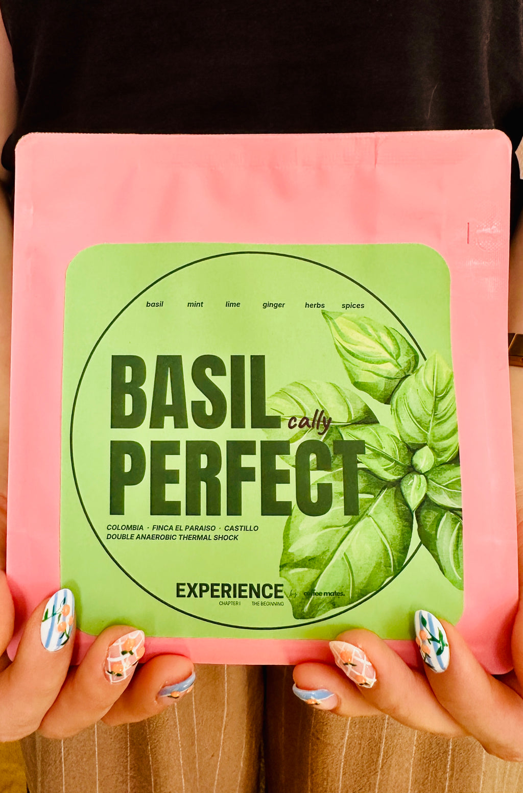 Kawa specialty Kolumbia Experience BasilCally Perfect – Finca El Paraíso | bazylia, mięta, limonka, imbir, zioła, przyprawy