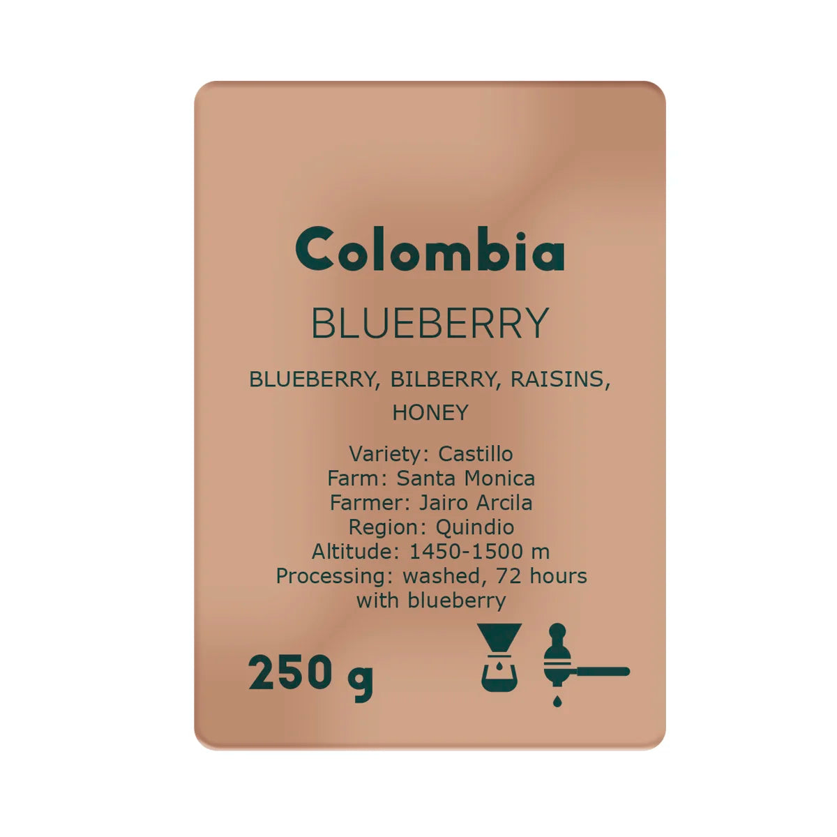 Yoco Coffee Colombia Blueberry