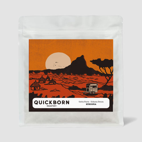 Kawa specialty Etiopia Gatta Farm Natural Sidama Bensa 2200m Cup of Excellence – Quickborn | borówki, śliwki, cytryny
