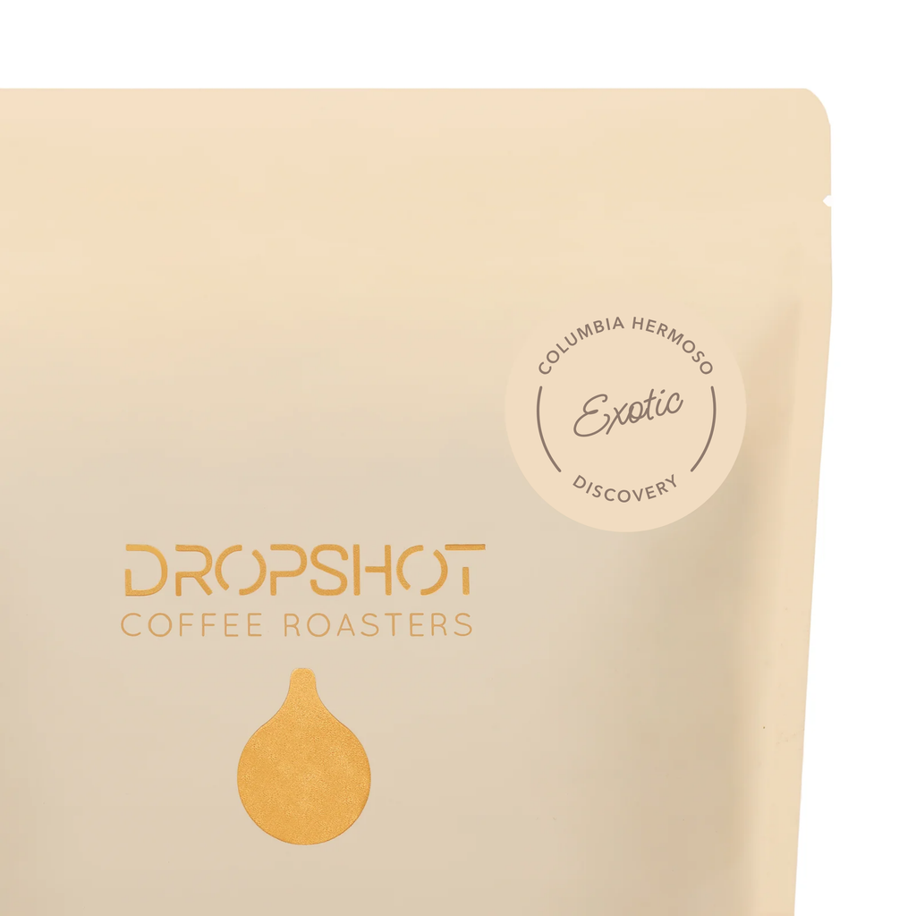 Kawa specialty Kolumbia Bourbon Hermoso – Dropshot | wiśnia, czerwona porzeczka, bergamotka, gorzka czekolada