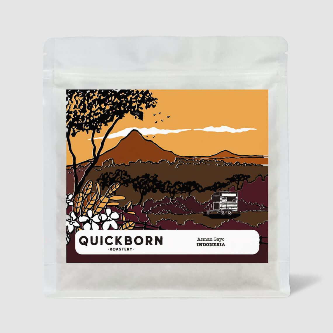 Kawa specialty Indonezja Natural – Quickborn | kakao, amaretto, suszone kwiaty