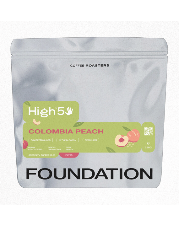 Foundation Coffee Colombia Peach Pink Bourbon Cofermented