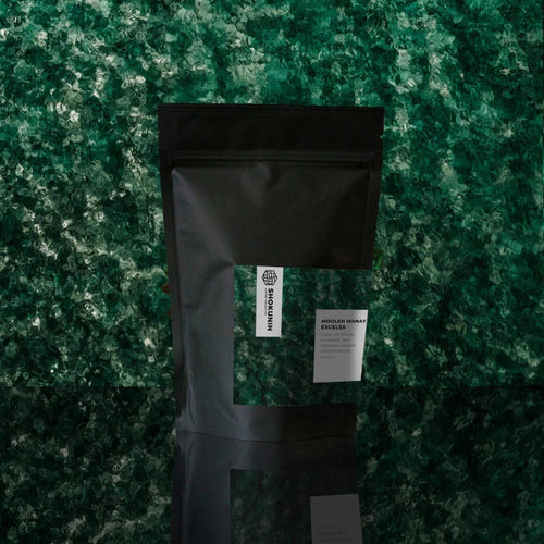 Kawa specialty Indie Mooleh Manay Excelsa Anaerobic Carbonic Maceration – Shokunin | gruszka, eukaliptus, wanilia