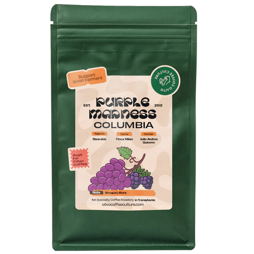 Kawa specialty Kolumbia Purple Madness Winogronowa Cofermented – Olivo Coffee Culture | winogrona, jeżyny