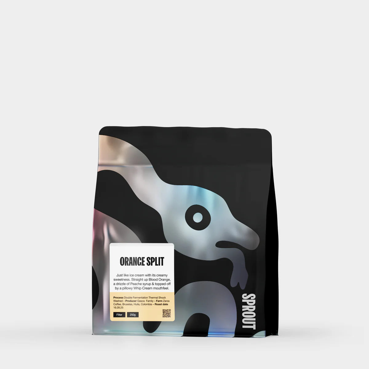 Sprout Coffee Roasters Orange Split Colombia Experimental Pink Bourbon