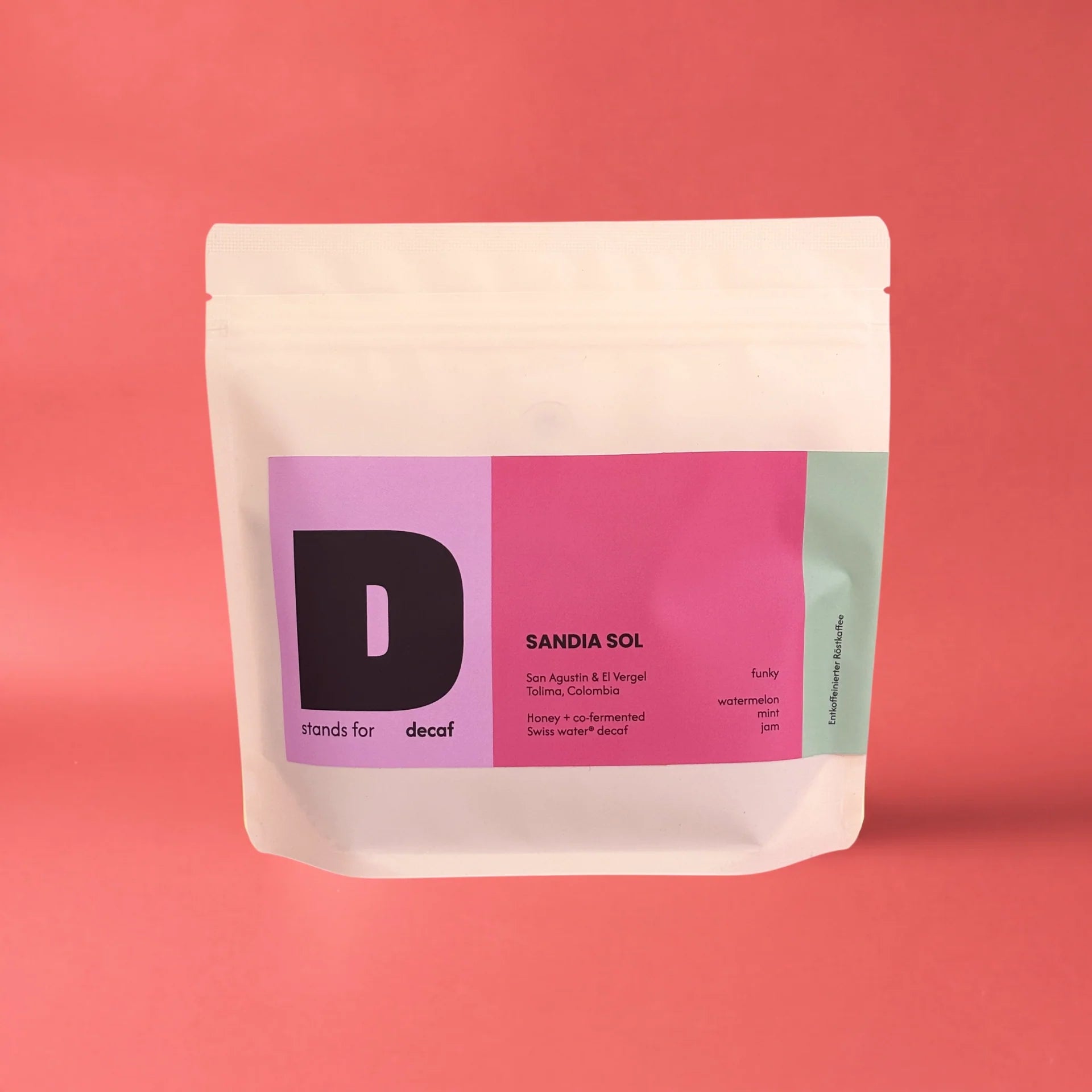 Decaf Kolumbia Sandia Sol Cofermented