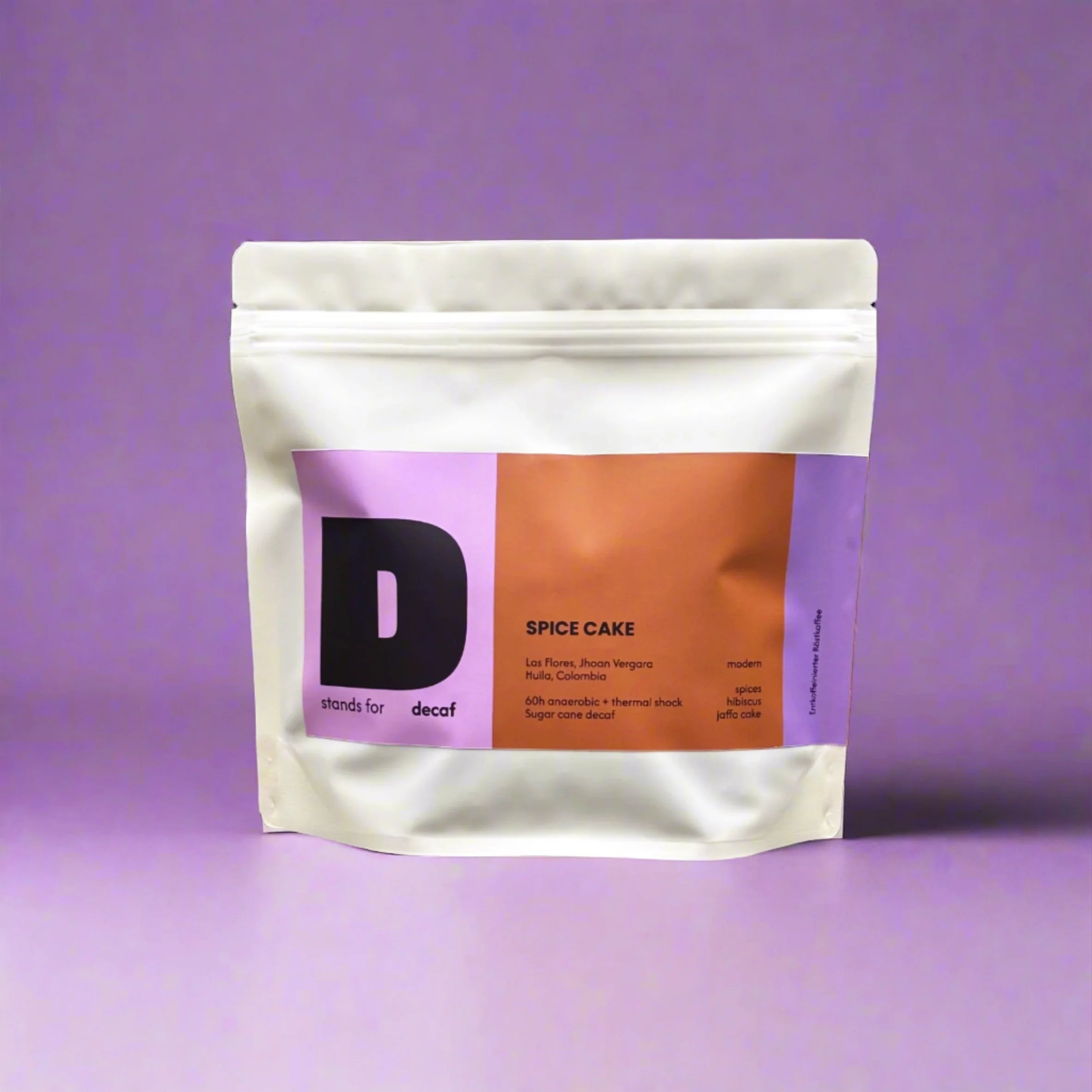 Decaf Kolumbia Spice Cake Pink Bourbon Anaerobic Washed