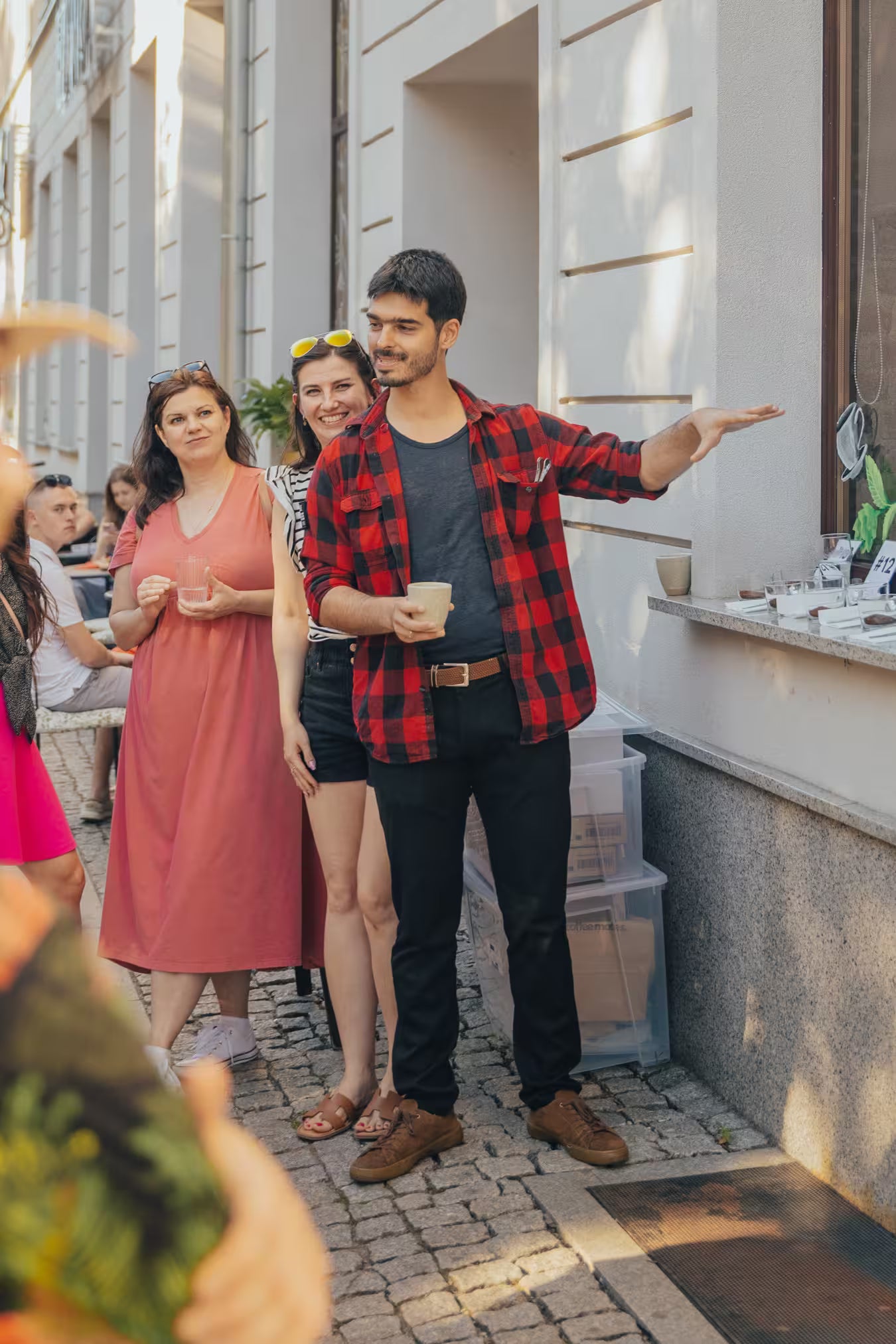 Kamil i Honorata z Coffee Mates podczas cuppingu we Wrocławiu