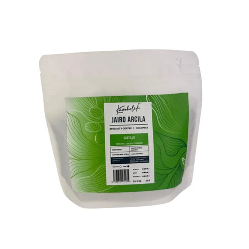 Kawa specialty Kolumbia Jairo Arcila Zielone Jabłko Cofermented – Kavoholik | filtr