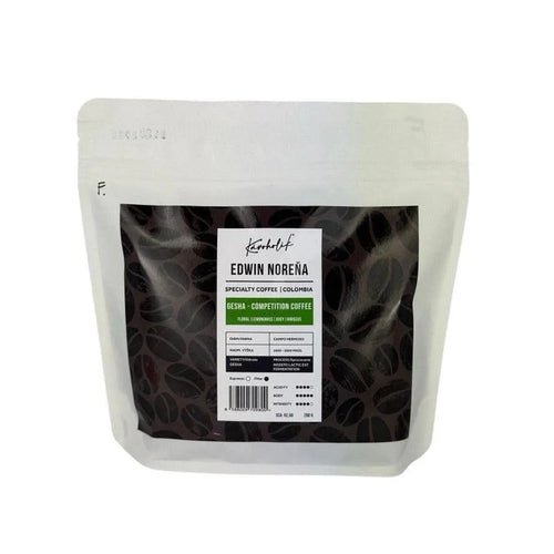 Kawa specialty Kolumbia Gesha Norena Competition 92,5 SCA – Kavoholik | kwiaty, hibiskus