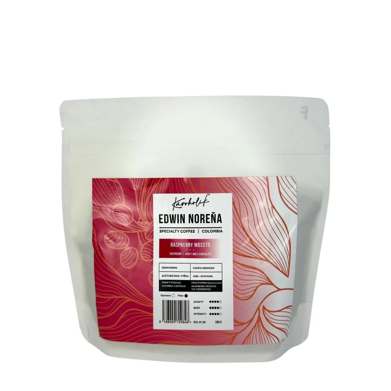 Kavoholik Kolumbia Edwin Norena Raspberry Cofermented