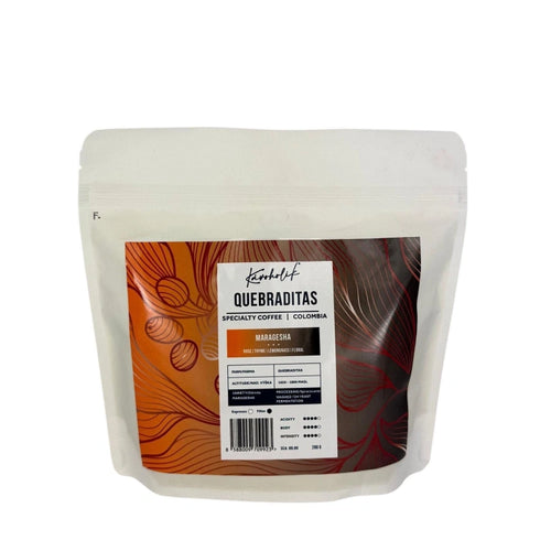 Kawa specialty Kolumbia Quebraditas Maragesha Yeast Washed 88 SCA – Kavoholik