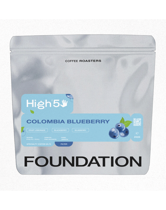 Foundation Coffee Colombia Blueberry Pink Bourbon Cofermented