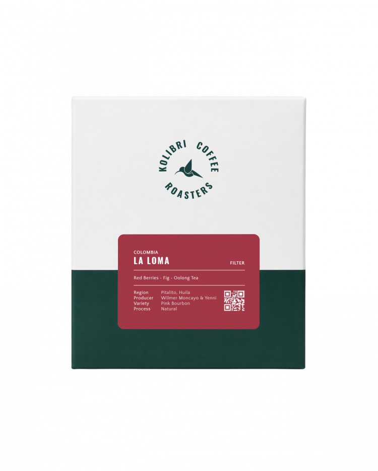 Kolibri Coffee Colombia La Loma Pink Bourbon Natural