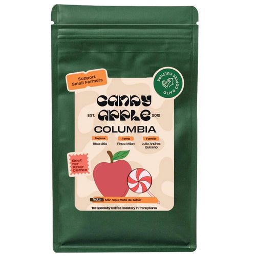 Kawa specialty Kolumbia Finca Milan Candy Apple Cofermented – Olivo Coffee Culture | czerwone jabłko, wata cukrowa