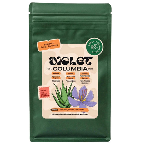 Kawa specialty Kolumbia Finca Milan Nitro Violet Washed – Olivo Coffee Culture | aloes, fiołki, zielona herbata