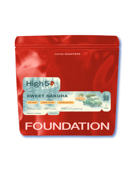 Foundation Coffee Blend Sweet Sakura Natural Cofermented