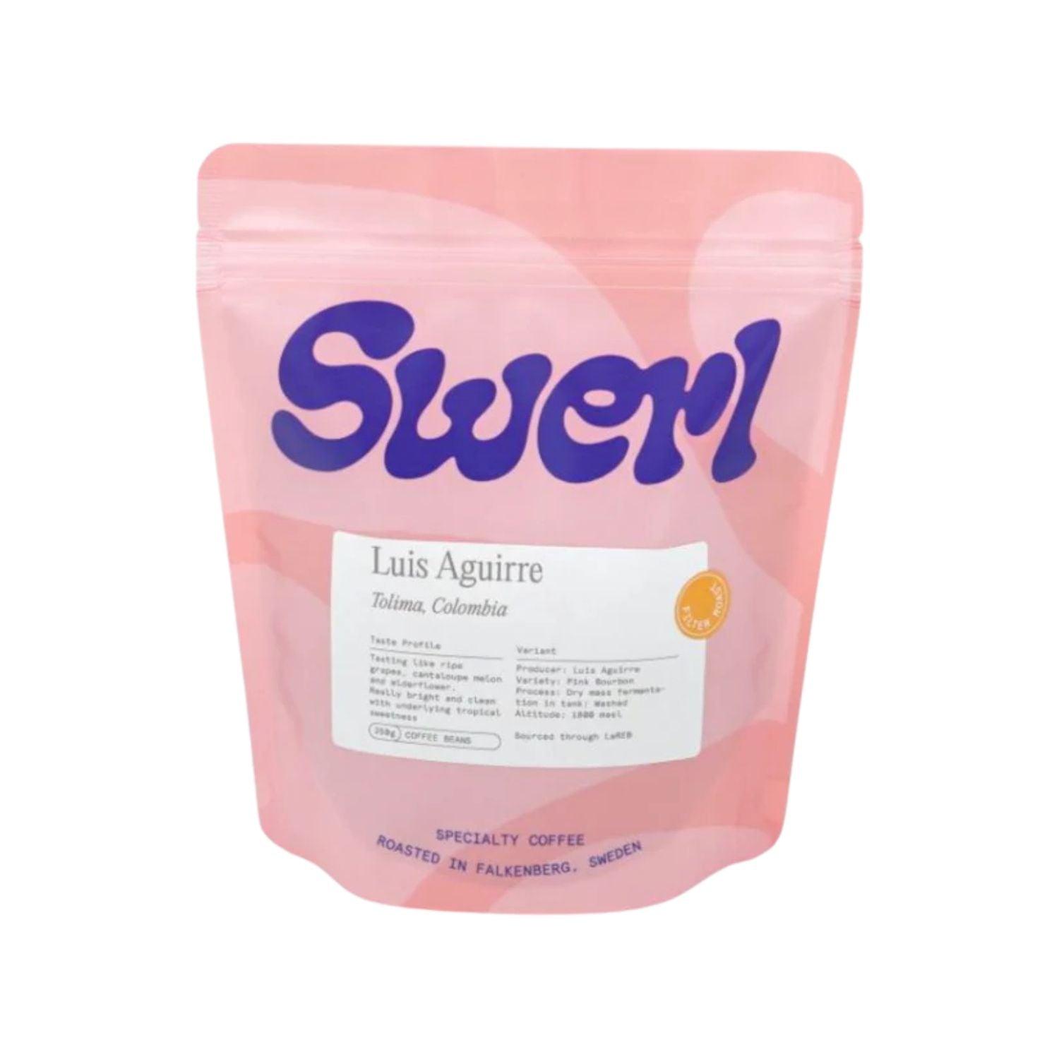 Swerl Kolumbia Tolima Luis Aguirre Pink Bourbon